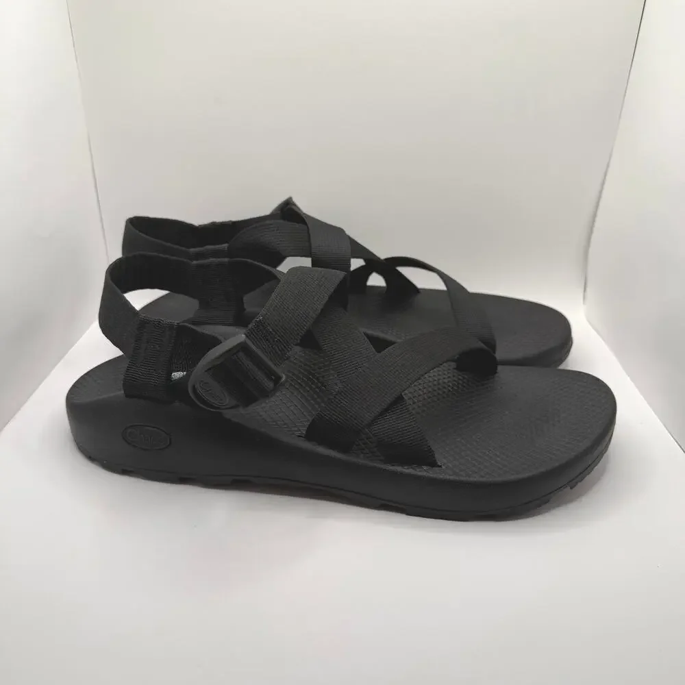 Chaco Men’s Z2 Classic Black Outdoor Hiking Sandals- Size‎ 12 - Picture 3 of 8